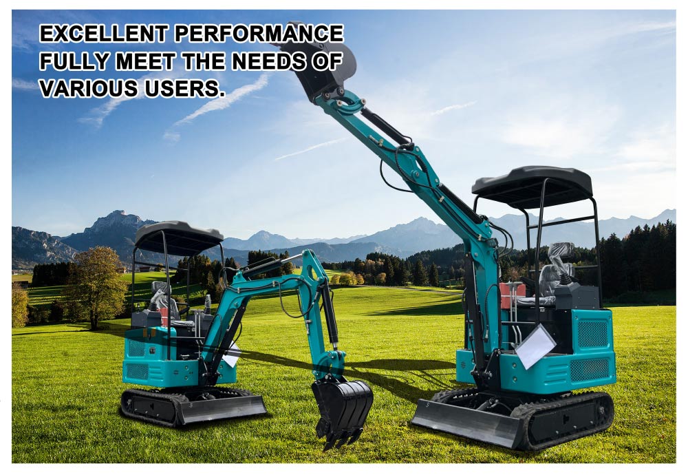 Escavatore cinese da 1,7 tonnellate Escavatore cinese da 1,7 tonnellate