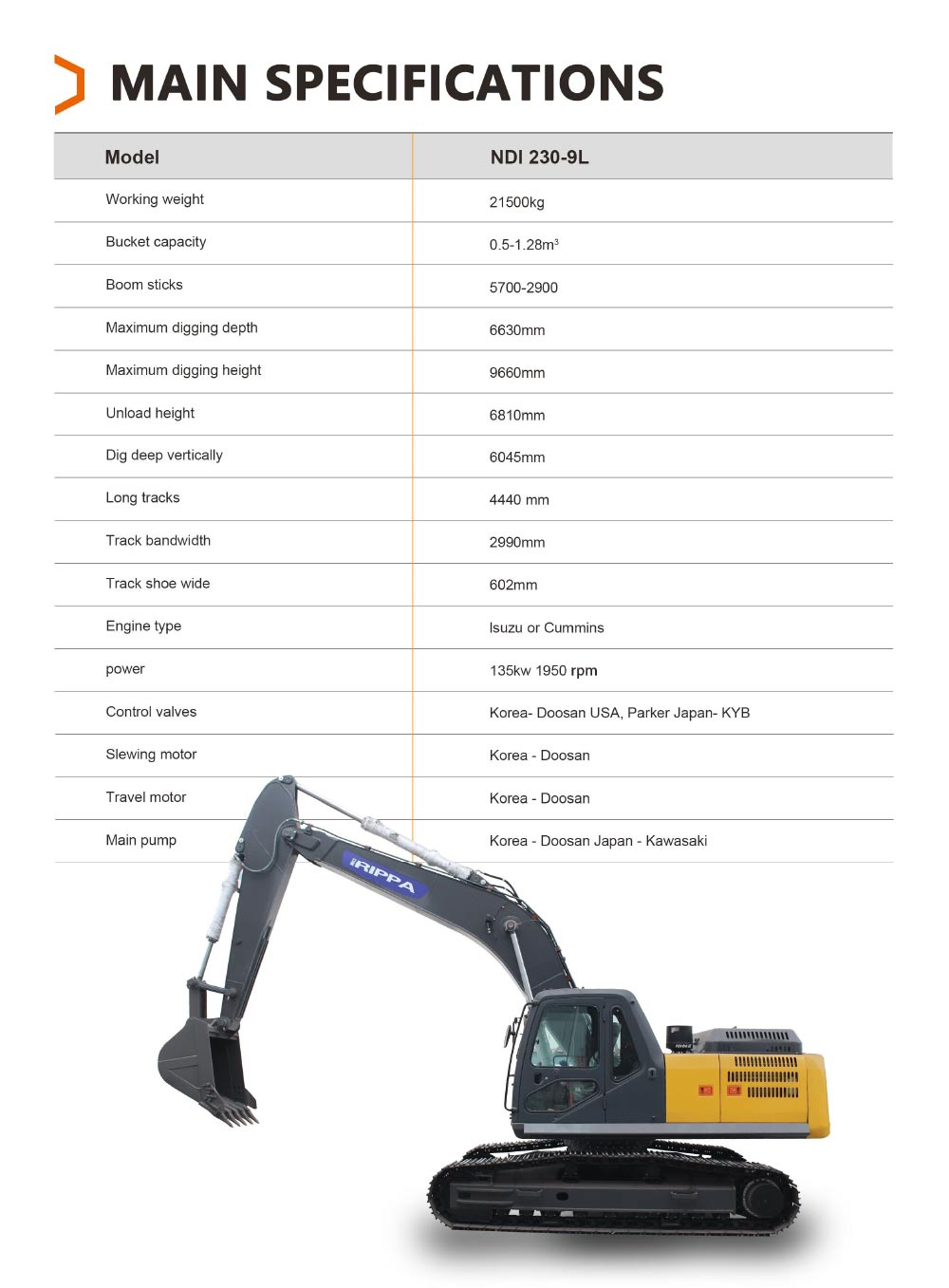 20Ton Large Excavator 20Ton Large Excavator